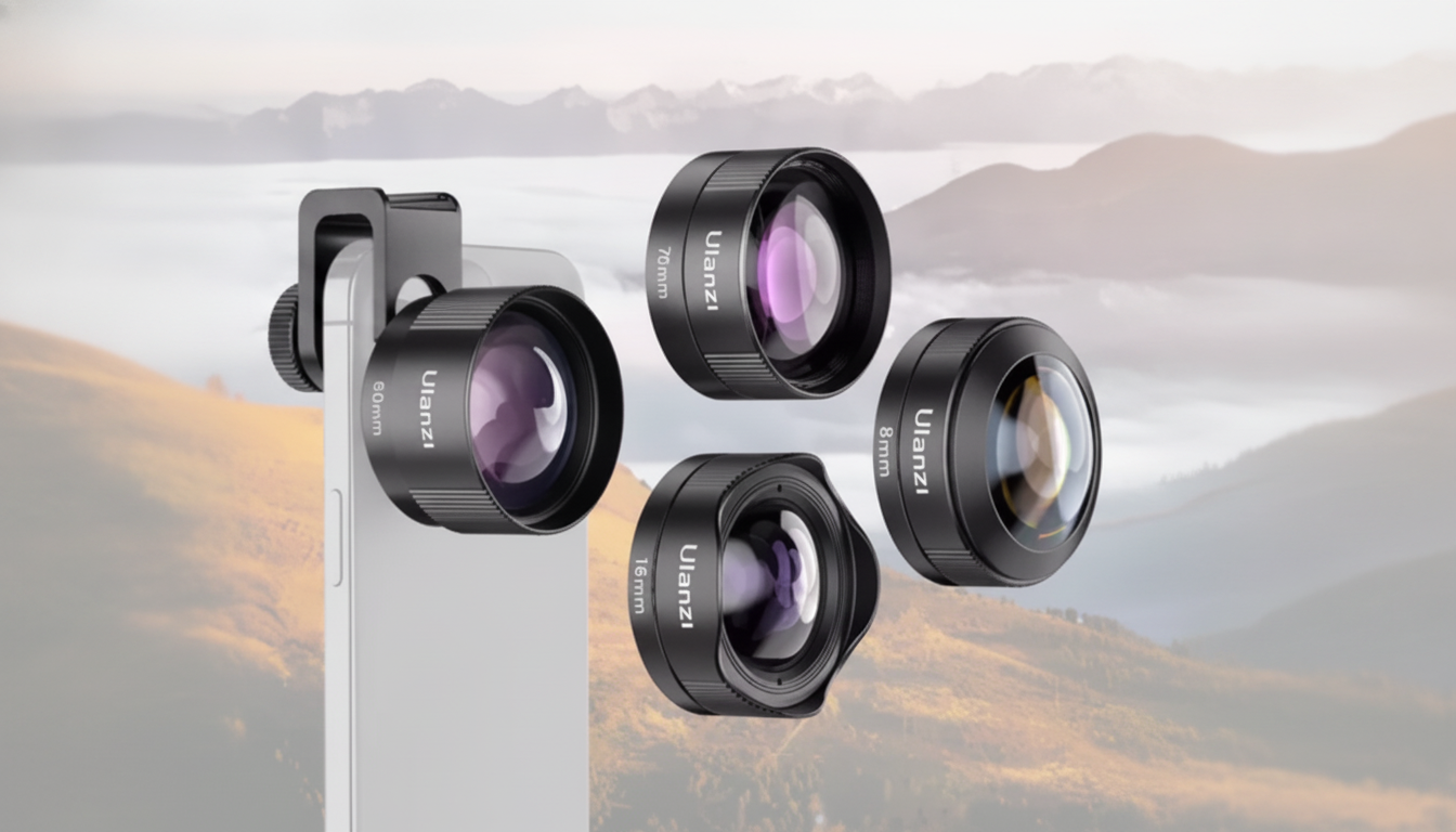 Universal Phone Lens Kit: Wide, Macro & Cinematic Shots